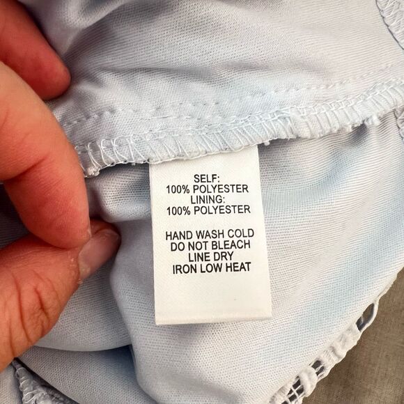 Lulu’s Love Poem Light Blue Lace Mini Dress size small - Picture 12 of 14